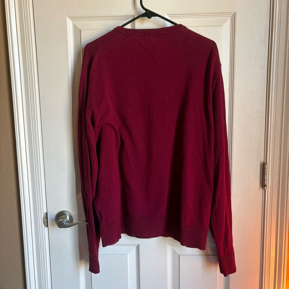 Tommy Hilfiger Burgundy Sweater - Picture 2 of 7